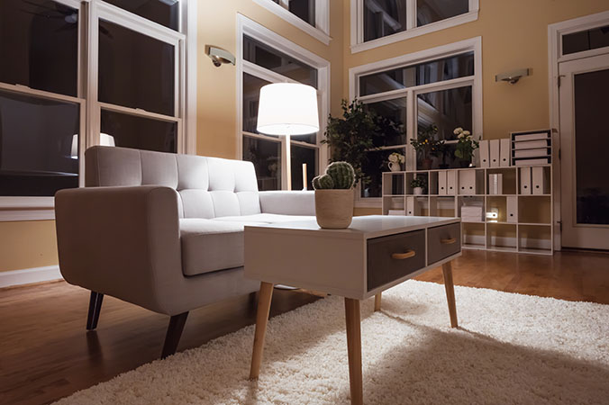 modern house living room